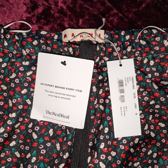 Italian Designer Silk Trousers - Picture 4 of 5